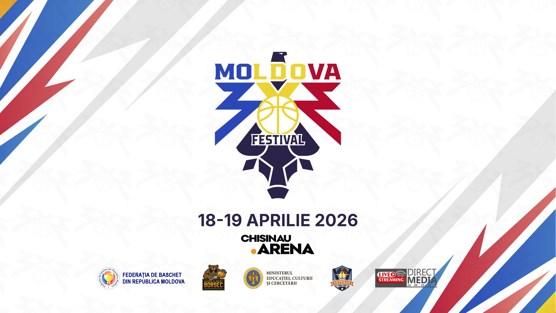 LIVE: Moldova 3X3 Basketball Festival by YAW! Ediția I. 18-19.04.2026
