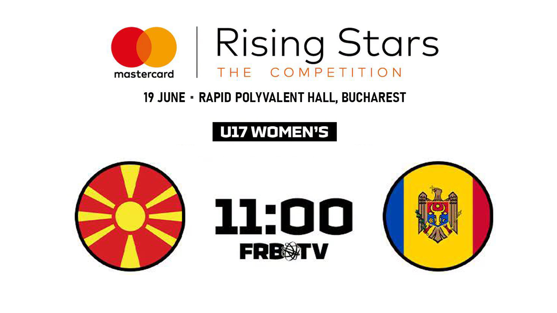 Rising Stars U17 powered by Mastercard — North Macedonia VS Moldova 19.06.2026