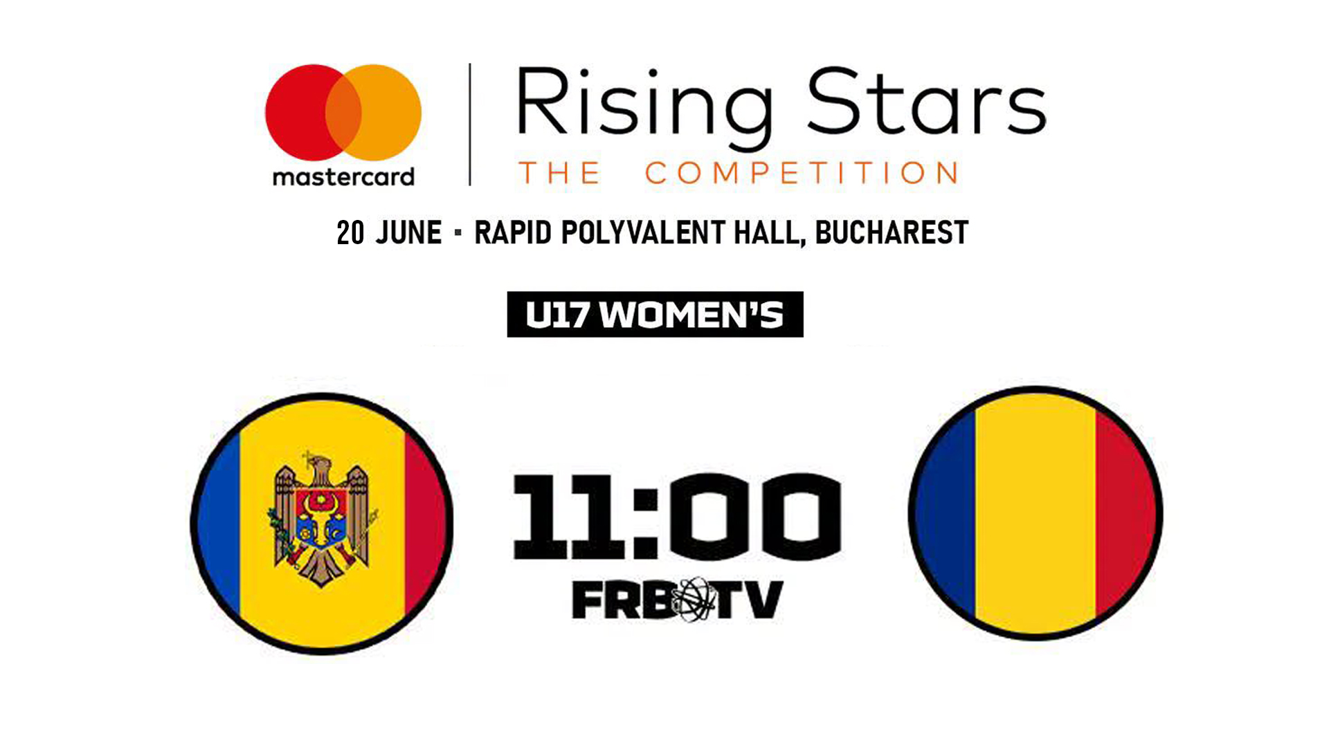 Rising Stars U17 powered by Mastercard — Moldova VS Romania Yellow (F) 20.06.2026