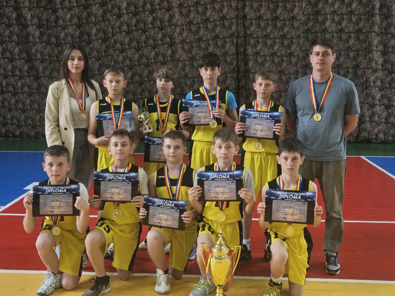 Ș.Ș.C.J. DONDUȘENI — Победитель Чемпионата Молдовы 2025-2026 по баскетболу U12 юноши